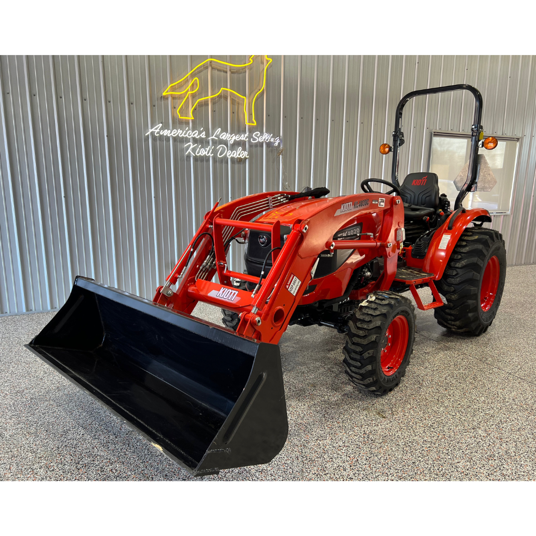 KIOTI CK4020 HST With Factory Loader – Larry Stovesand Equipment