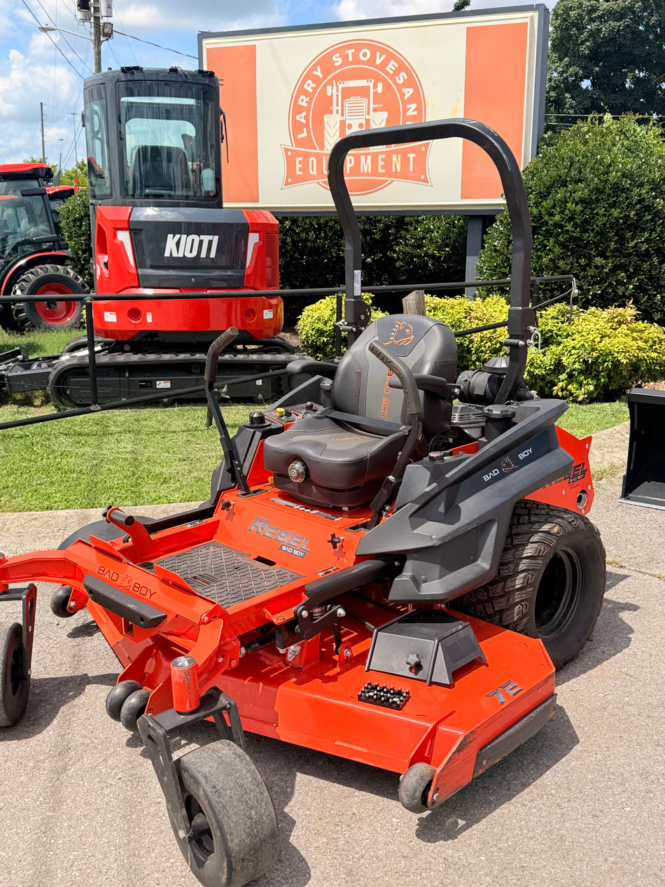 🔥 USED 2025 Bad Boy Rebel 72" Zero-Turn Mower – $8,900 🔥