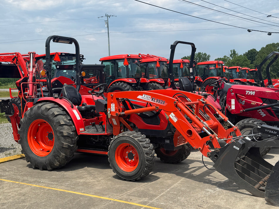USED 2019 KIOTI DK5310H W/ BACKHOE & GRAPPLE-P148NA