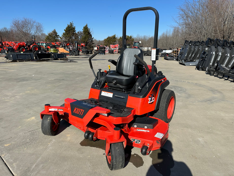 USED 2023 KIOTI ZXD72 ZERO-TURN MOWER- P195N