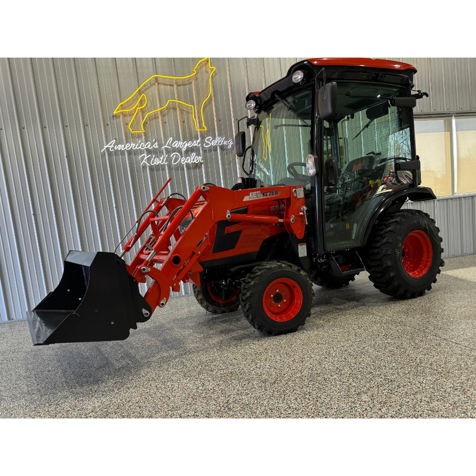 Build Package: KIOTI CX2510 HST Cab with Factory Loader