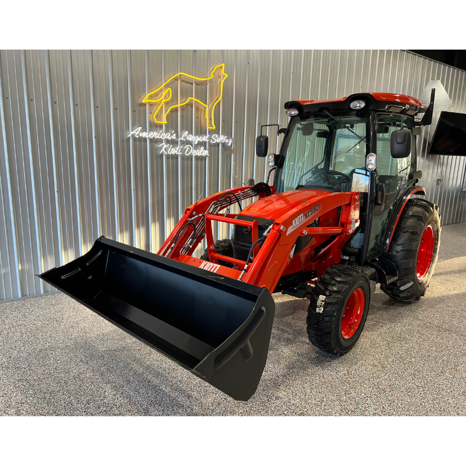 KIOTI DK6020SE HST Cab with Factory Loader